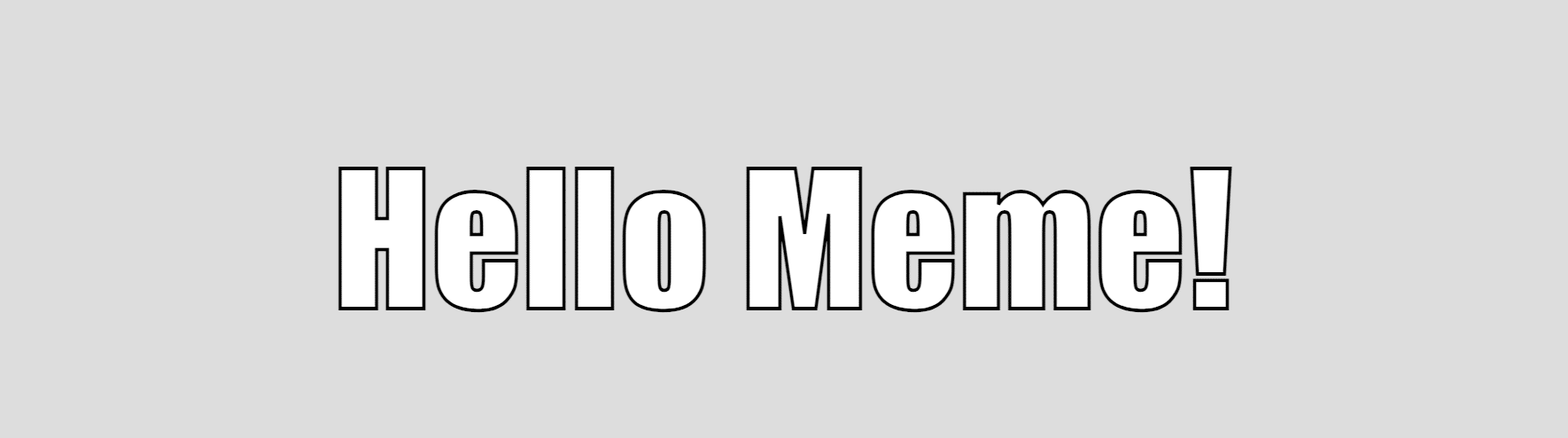 How to make a Meme-like text style in HTML and CSS @ Fabio Franchino