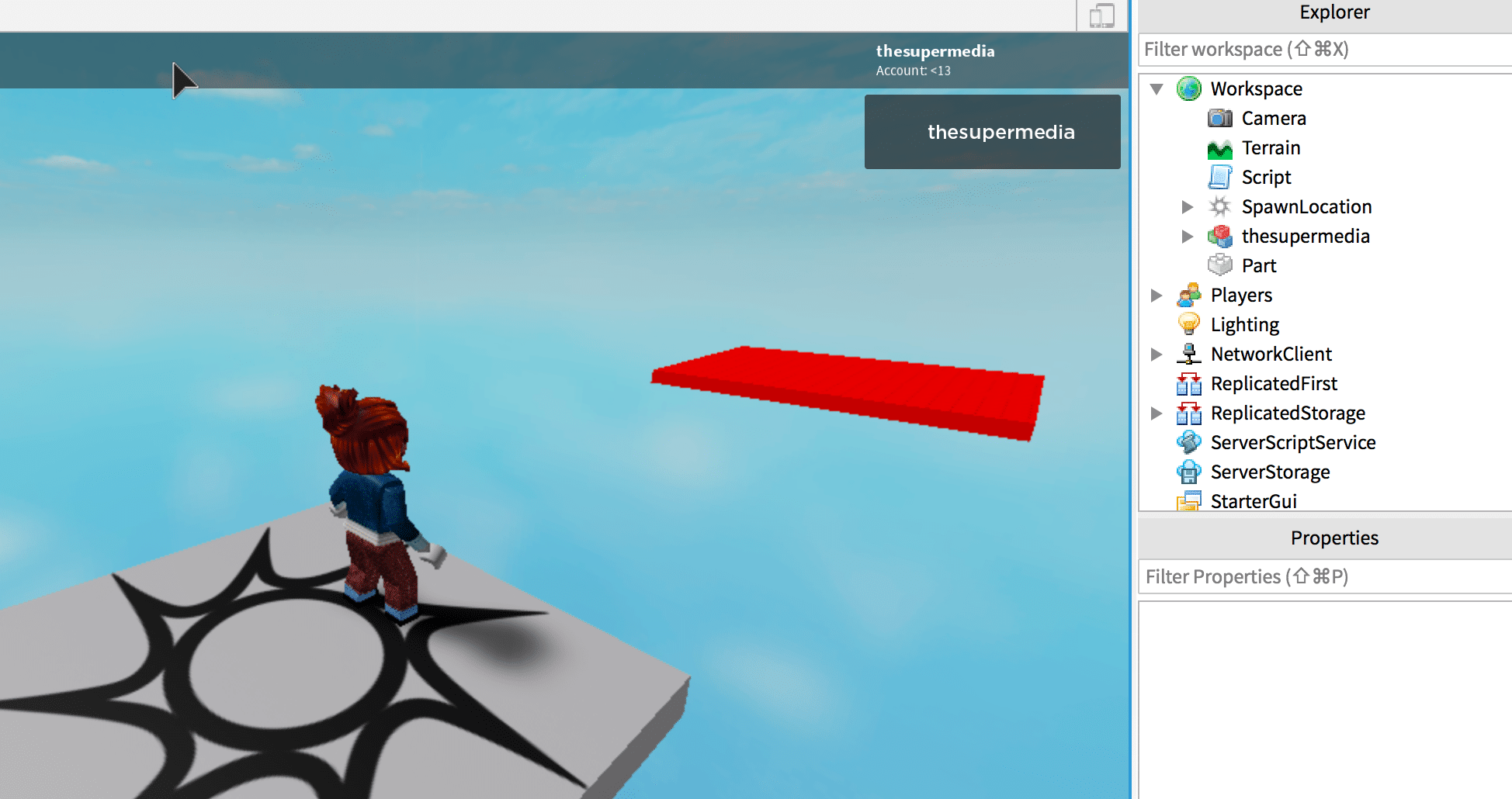 Roblox Script Create a Part using code @ Fabio Franchino